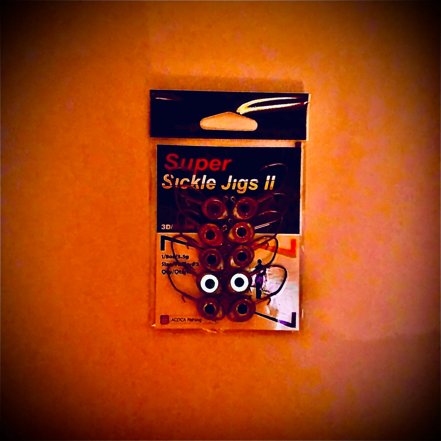 ACOCA F SUPER™ Sickle Jigs Ⅱ Crappie Jigs 1/32oz 0.9g Jighead Hook #4 10/Pack