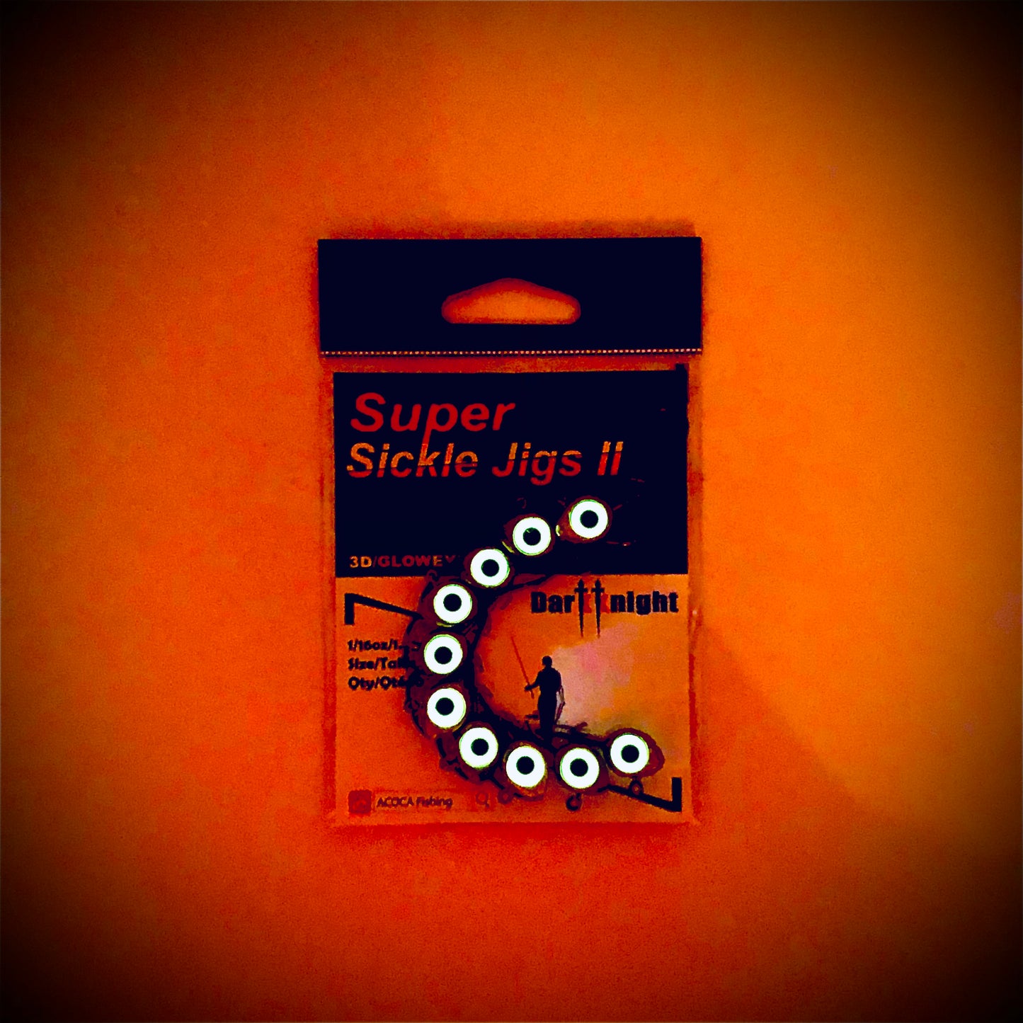 ACOCA F SUPER™ Sickle Jigs Ⅱ Crappie Jigs 1/32oz 0.9g Jighead Hook #4 10/Pack