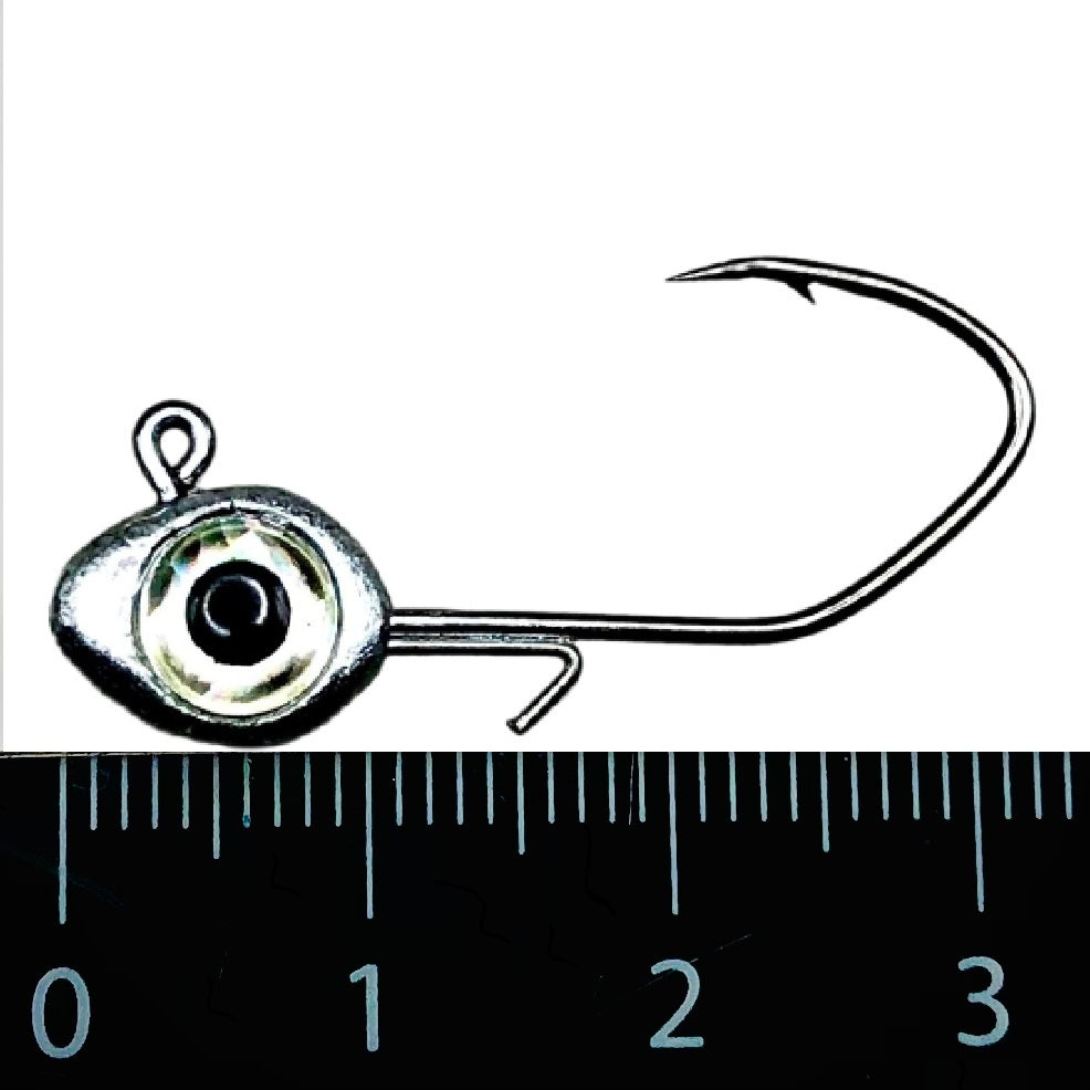 SPECIAL:SUPER™ Sickle Jigs Ⅱ Crappie Jigs 1/16oz 1.8g Jighead Hook #2 10/Pack