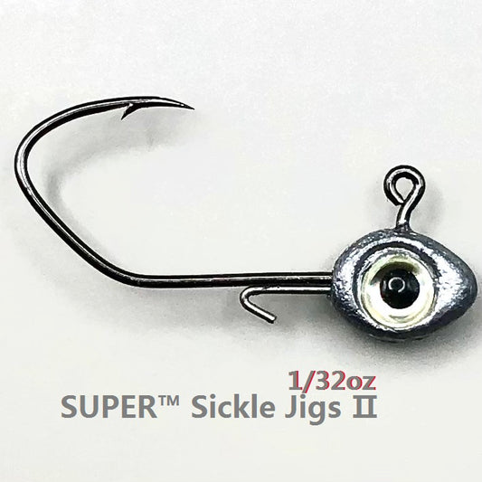 ACOCA #6 SUPER™ Sickle Jigs Ⅱ Three Swordsmen 1/32oz 0.9g Hook #4 10/Pack