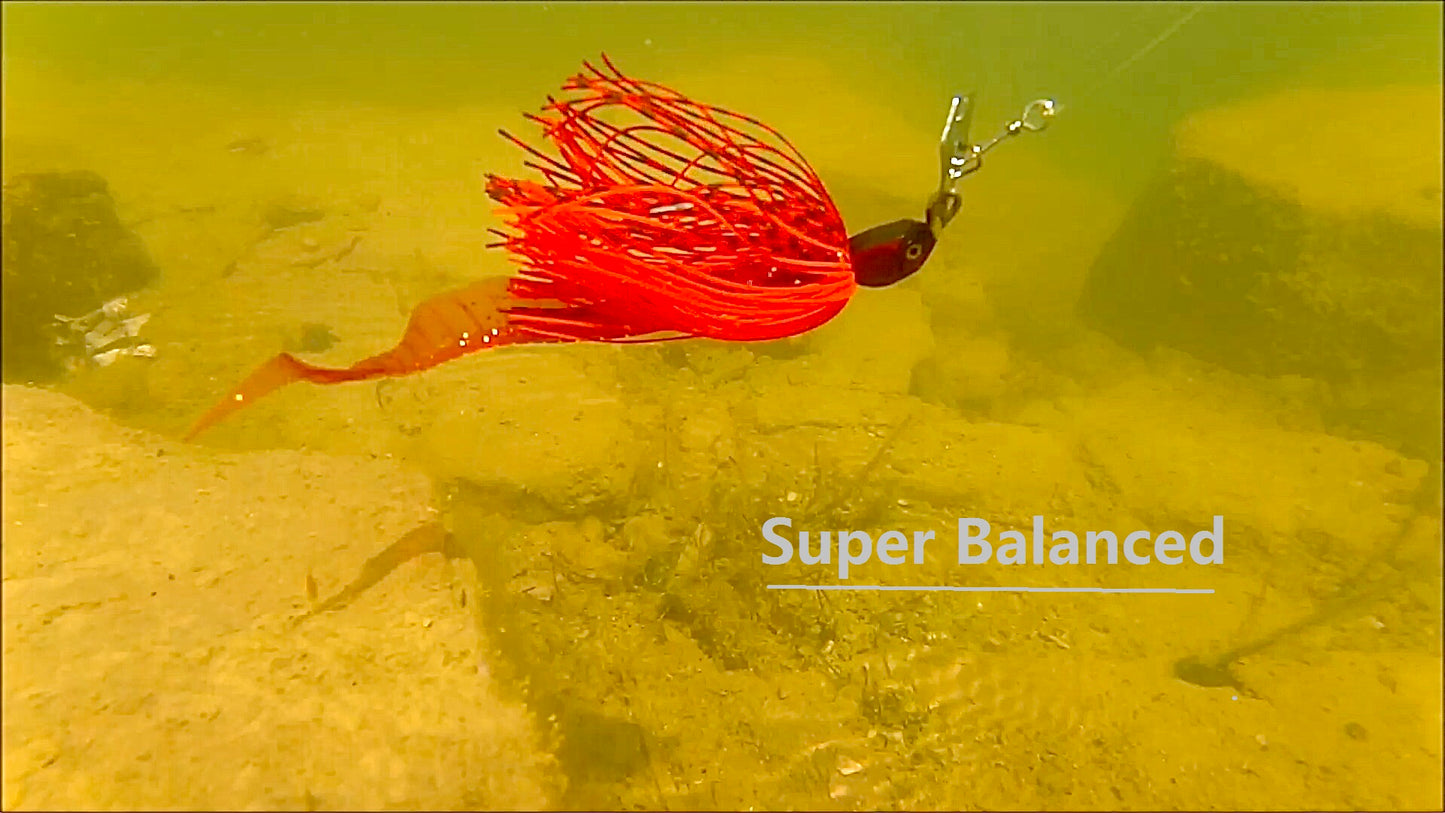ACOCA B2 SUPER™ Chatter Jigs Replacements Super™ Curly Trailer 5pcs/pk