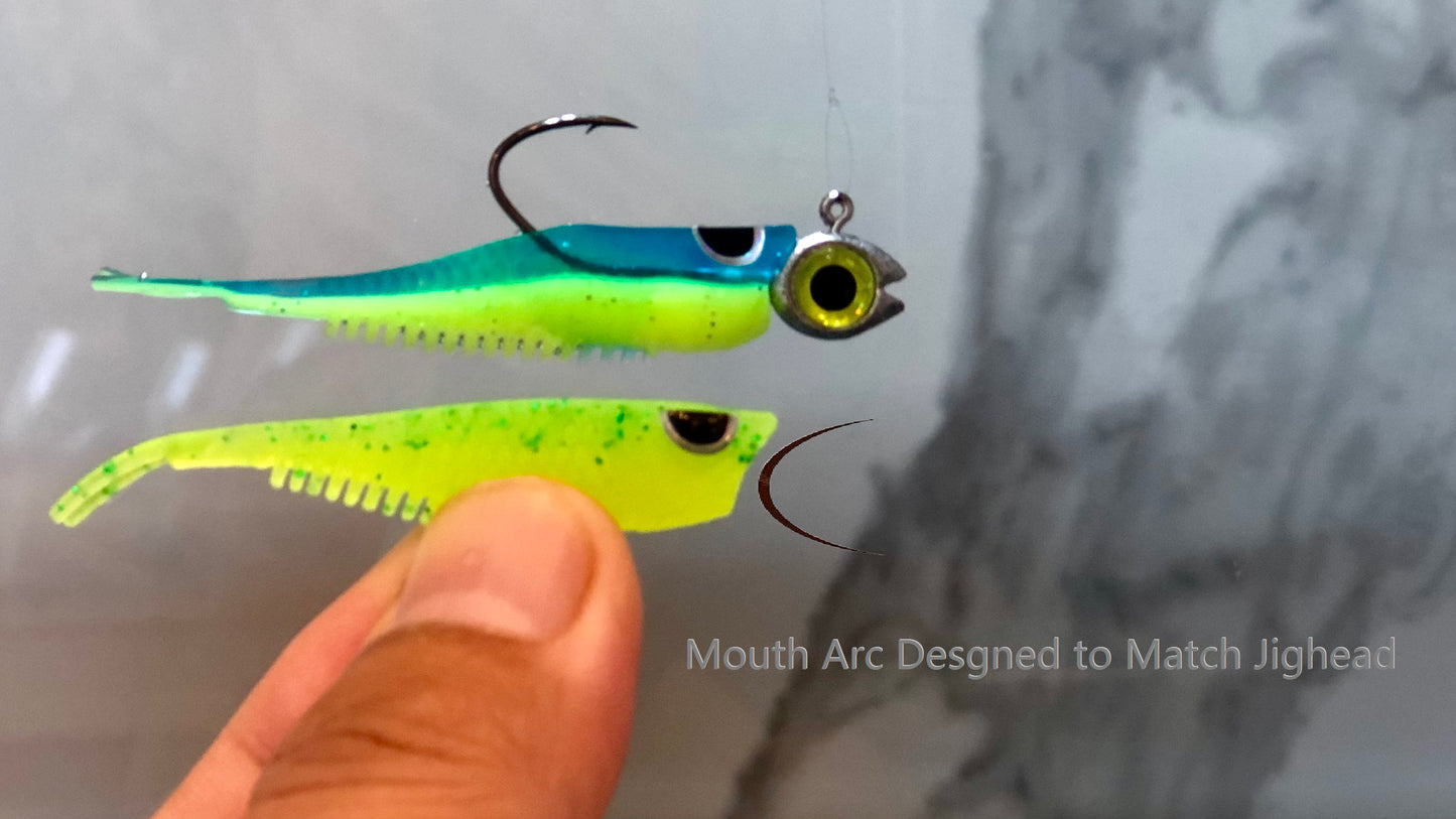 ACOCA E SUPER™ Sweet Minnows Crappie's Candy Crappie Bait 55 mm/2.1" 10/pk
