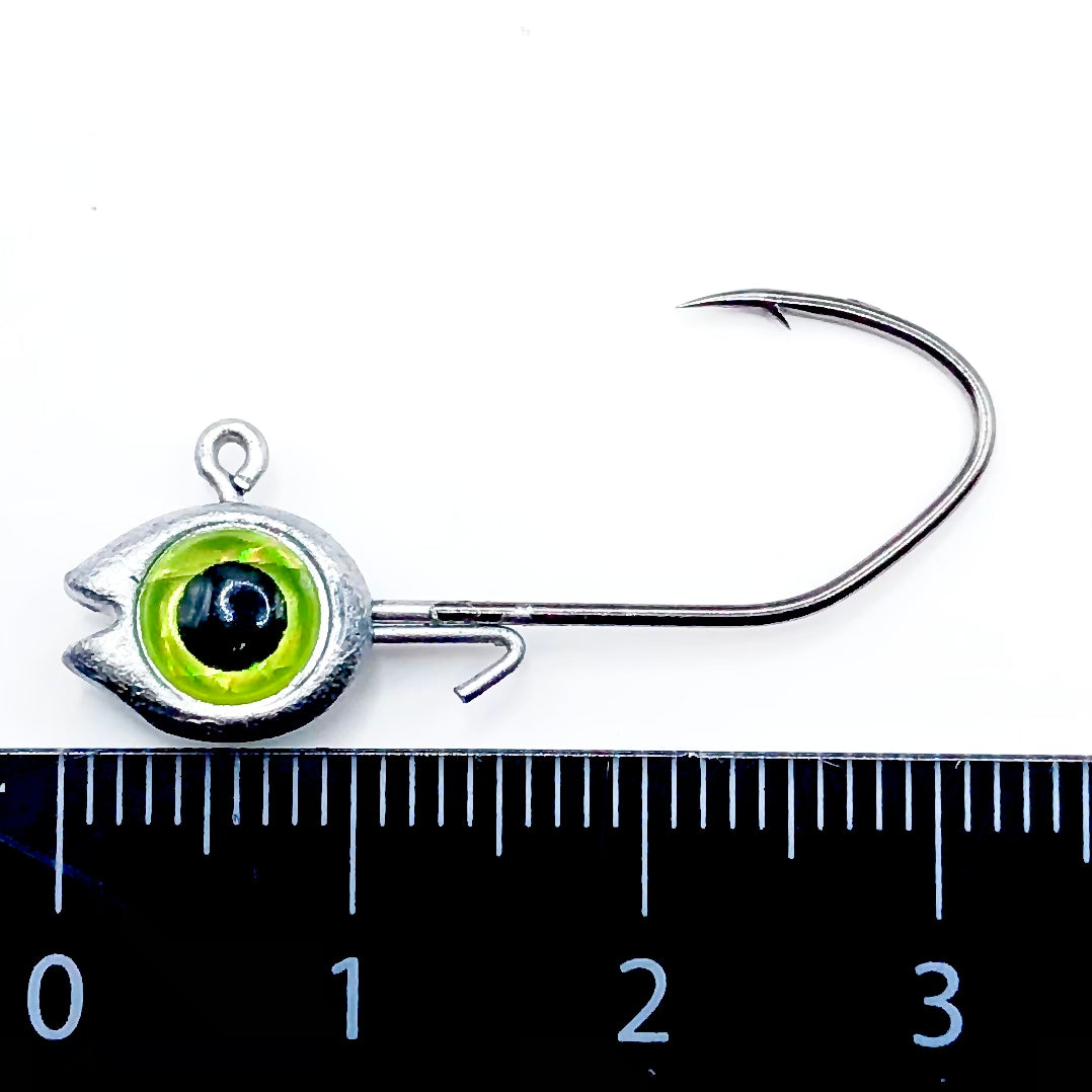 ACOCA D2 SUPER™ Sickle Jigs III Crappie Jigs 1/16oz 1.8g Jighead Hook #2 10/Pack