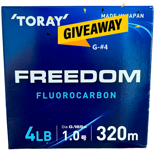 ACOCA Giveaway-#4 Toray Freedom 320m Fluorocarbon Fishing Line