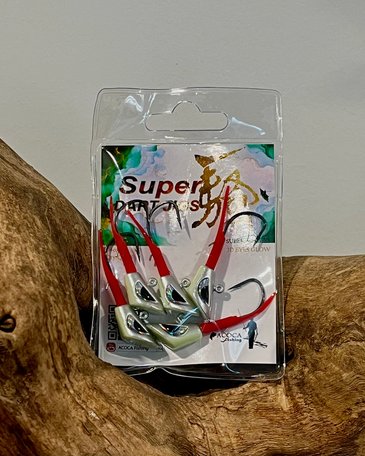 ACOCA SUPER™ Dart Jigs 1/4oz 7g Wide Hook #1/0 5/Pack