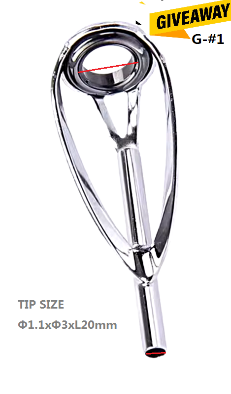 Giveaway-#1 Fishing Rod Tip Guides