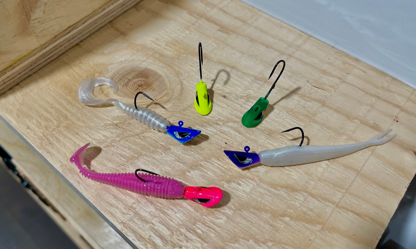 ACOCA #6 SUPER™ Dart Jigs 1/4oz 7g Hook #1/0 5/Pack