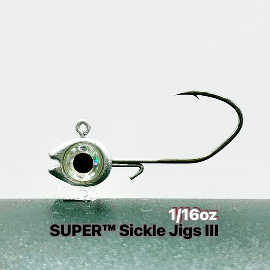 ACOCA #1 SUPER™ Sickle Jigs III Three Swordsmen 1/16oz 1.8g Hook #2 10/Pack